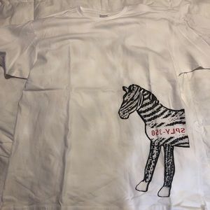 t shirt yeezy zebra